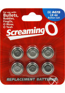 Screaming O Batteries Ag13 Lr44 Button Cell 6 Pack