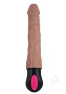 Natural Realskin Hot Cock 1 Rechargeable Warming Dildo 7in...